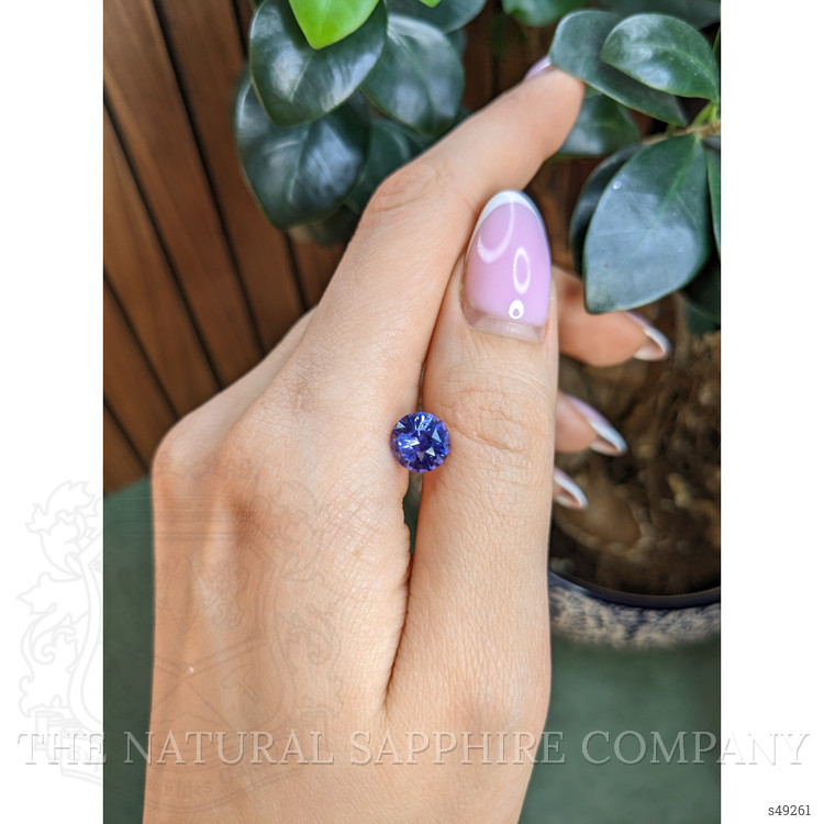 3.13 Ct. Violet Sapphire from Ceylon (Sri Lanka)