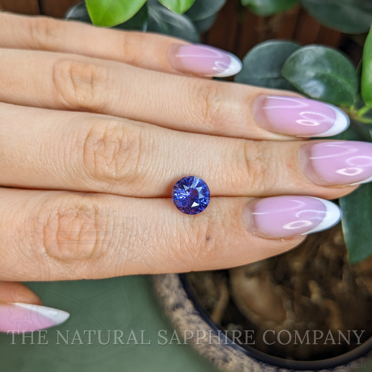 3.13 Ct. Violet Sapphire from Ceylon (Sri Lanka)