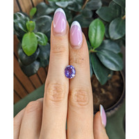 3.15 Ct. Pinkish Purple Sapphire from Madagascar Life Style