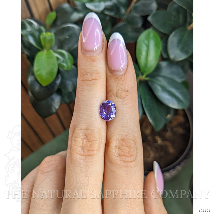 3.15 Ct. Pinkish Purple Sapphire from Madagascar