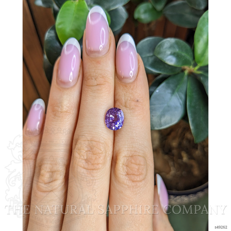 3.15 Ct. Pinkish Purple Sapphire from Madagascar