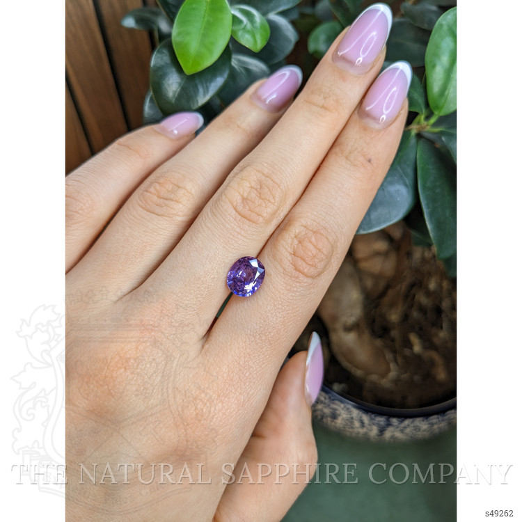 3.15 Ct. Pinkish Purple Sapphire from Madagascar