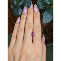 1.67 Ct. Pink Sapphire from Madagascar Life Style