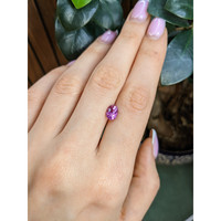 1.81 Ct. Purplish Pink Sapphire from Madagascar Life Style