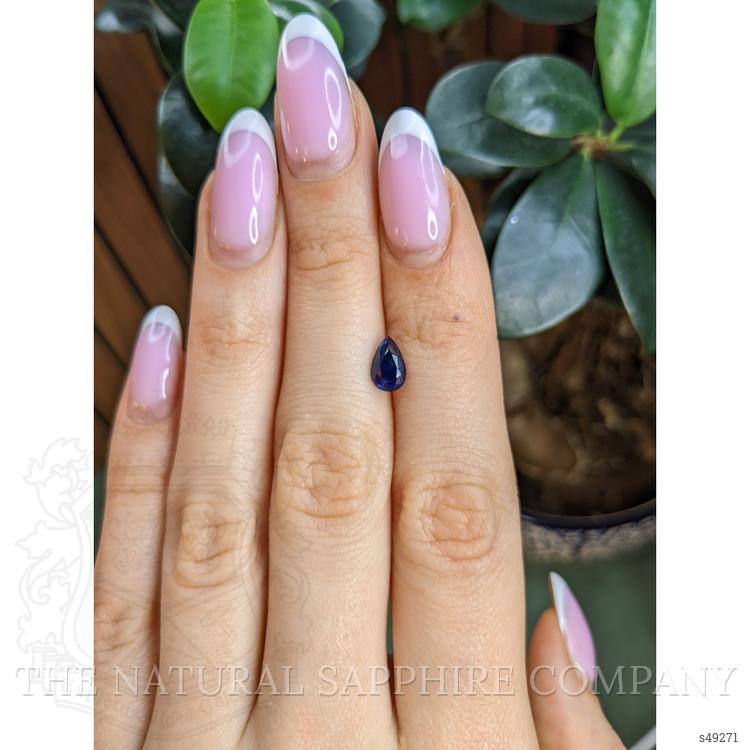 1.33 Ct. Blue Sapphire from Ceylon (Sri Lanka)