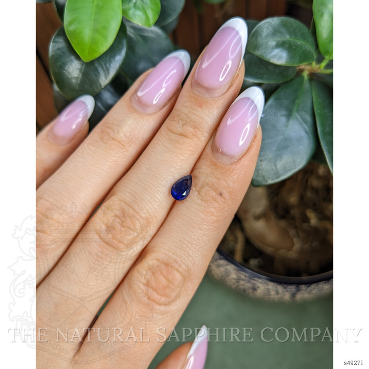 1.33 Ct. Blue Sapphire from Ceylon (Sri Lanka)