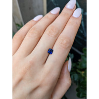 1.26 Ct. Blue Sapphire from Ceylon (Sri Lanka) Life Style
