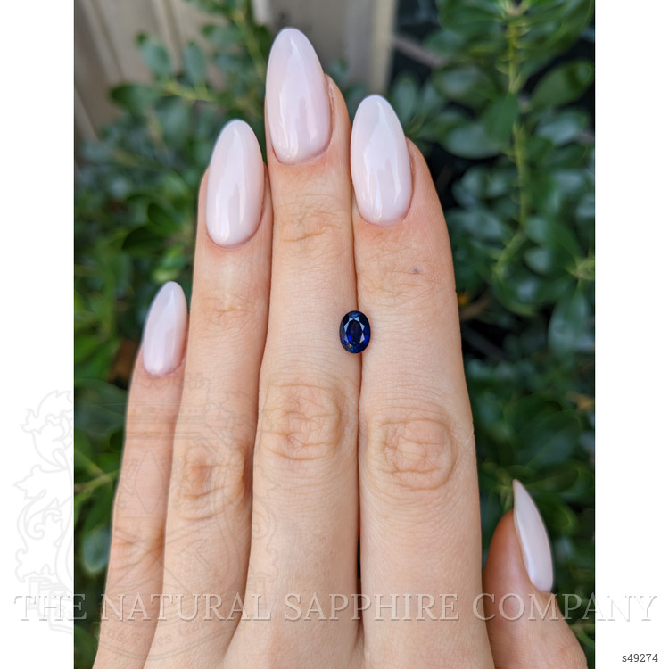 1.11 Ct. Blue Sapphire from Ceylon (Sri Lanka)