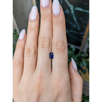 1.29 Ct. Blue Sapphire from Ceylon (Sri Lanka) Life Style