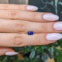 1.29 Ct. Blue Sapphire from Ceylon (Sri Lanka) Life Style