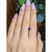 1.04 Ct. Purplish Blue Sapphire from Ceylon (Sri Lanka) Life Style