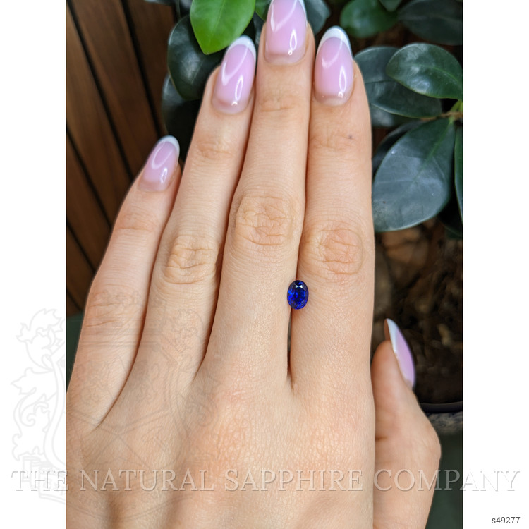 1.04 Ct. Purplish Blue Sapphire from Ceylon (Sri Lanka)