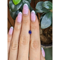 1.04 Ct. Purplish Blue Sapphire from Ceylon (Sri Lanka) Life Style
