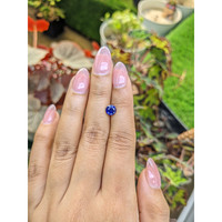 1.20 Ct. Blue Sapphire from Ceylon (Sri Lanka) Life Style