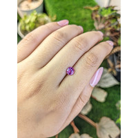 1.06 Ct. Pinkish Purple Sapphire from Ceylon (Sri Lanka) Life Style
