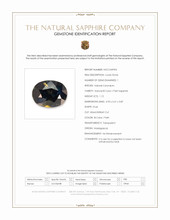 1.12 Ct. Bi Color / Parti Sapphire from Madagascar Scan Report