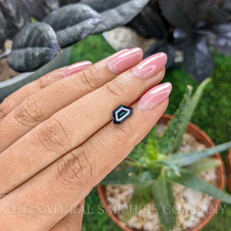 1.72 Ct. Bluish Green Sapphire from Madagascar