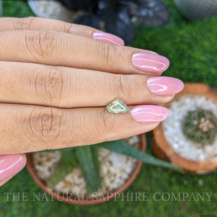1.03 Ct. Yellowish Green Sapphire from Madagascar