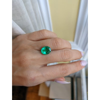 3.42 Ct. Emerald from Zambia Life Style
