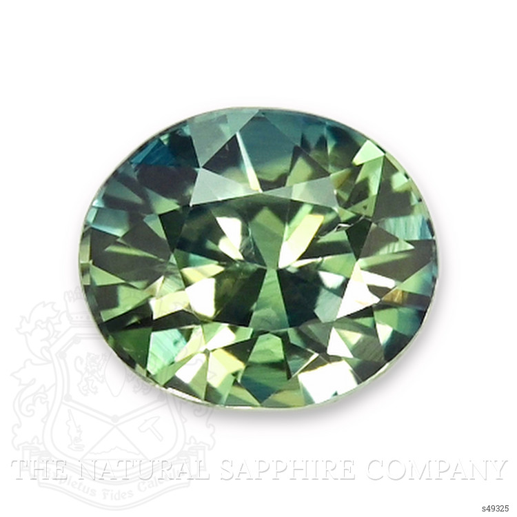 1.09 Ct. Bluish Green Sapphire from Ceylon (Sri Lanka)