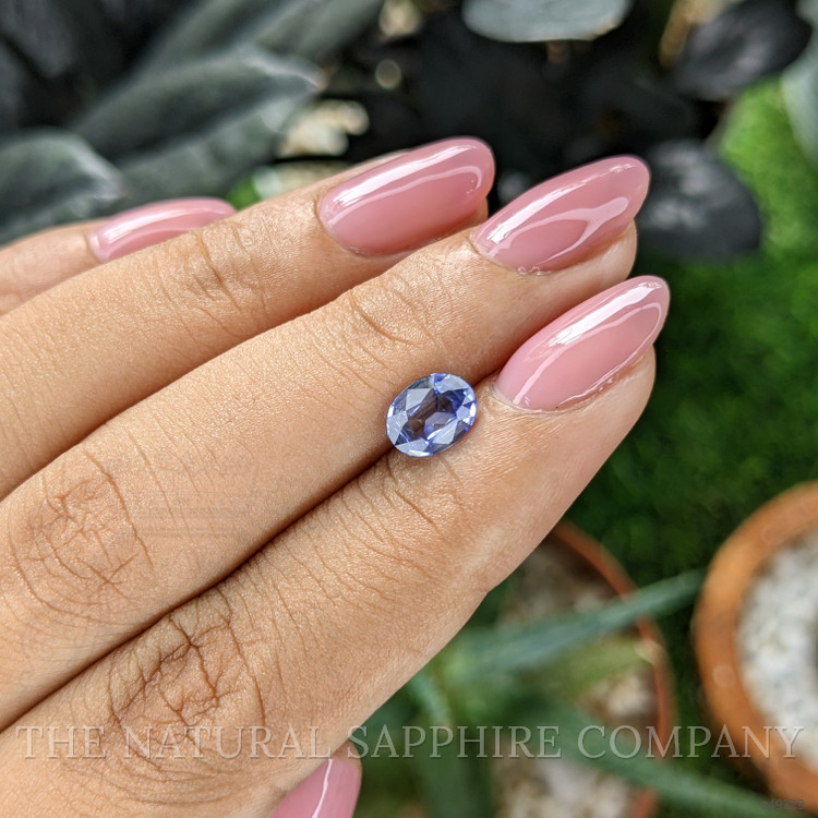 1.10 Ct. Purplish Blue Sapphire from Ceylon (Sri Lanka)