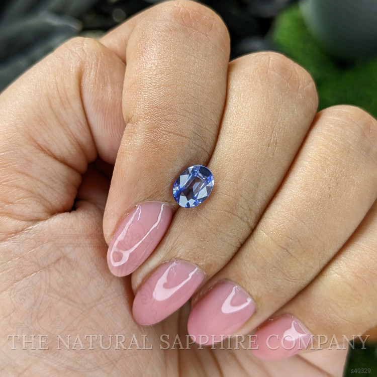 1.10 Ct. Purplish Blue Sapphire from Ceylon (Sri Lanka)