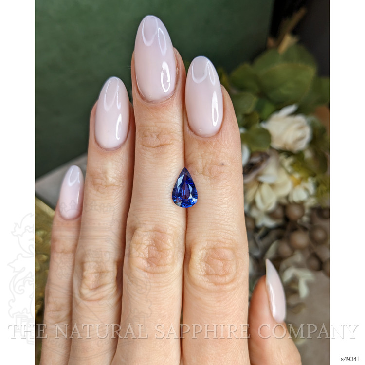2.42 Ct. Blue Sapphire from Ceylon (Sri Lanka)