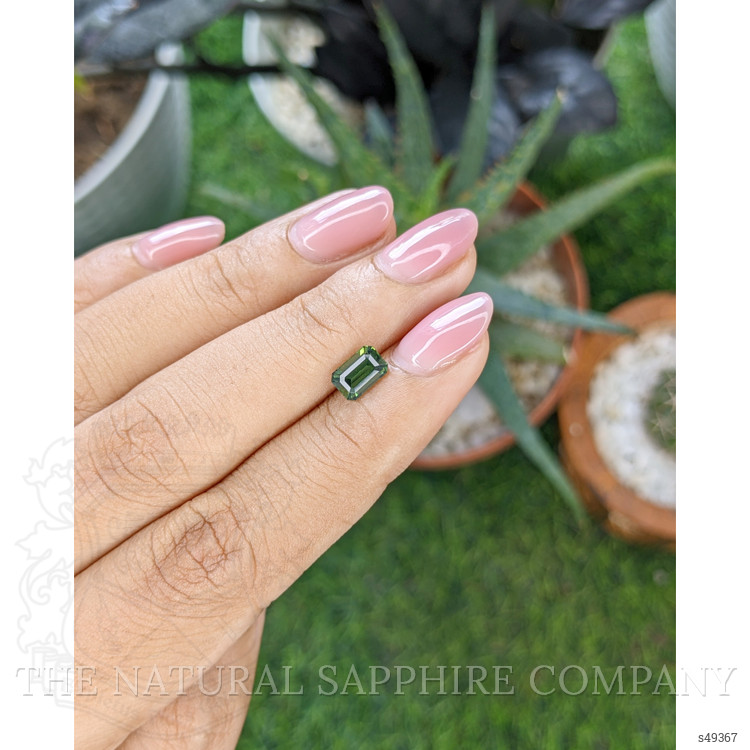 1.12 Ct. Green Sapphire from Ceylon (Sri Lanka)