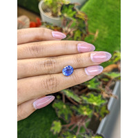4.56 Ct. Blue Sapphire from Ceylon (Sri Lanka) Life Style