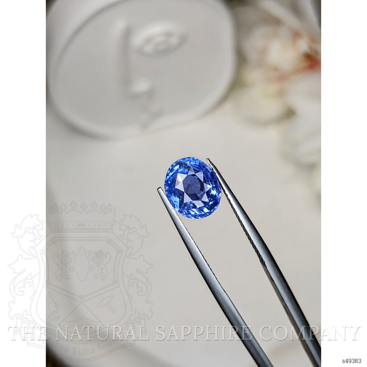 4.56 Ct. Blue Sapphire from Ceylon (Sri Lanka)