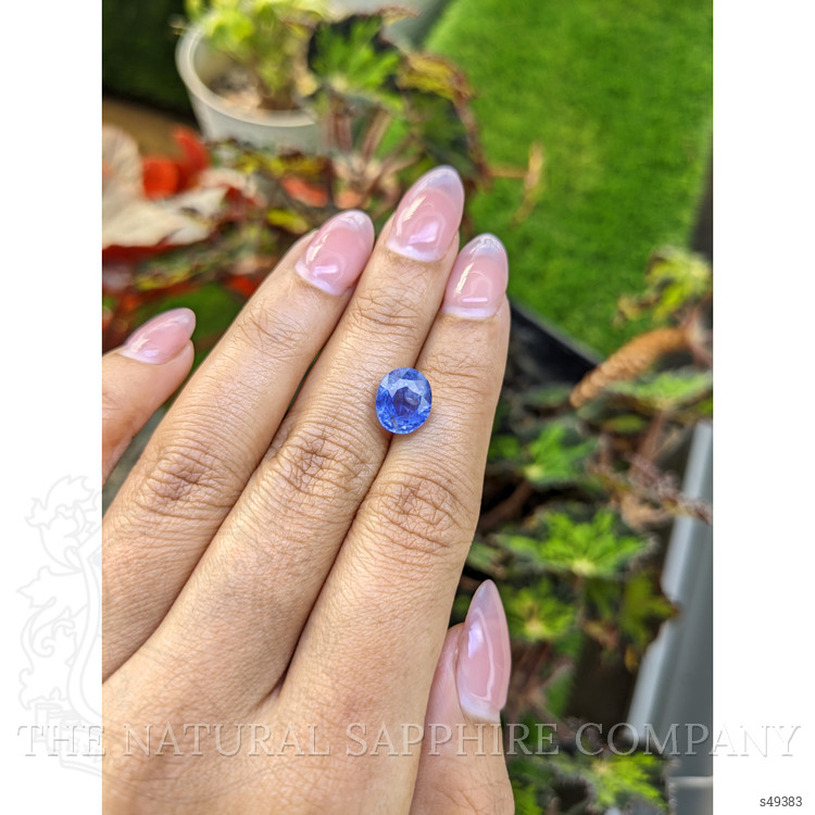 4.56 Ct. Blue Sapphire from Ceylon (Sri Lanka)