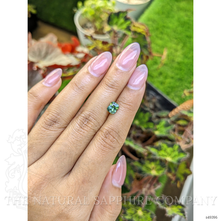 1.17 Ct. Bluish Green Sapphire from Madagascar