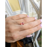 1.29 Ct. Padparadscha Sapphire from Ceylon (Sri Lanka) Life Style