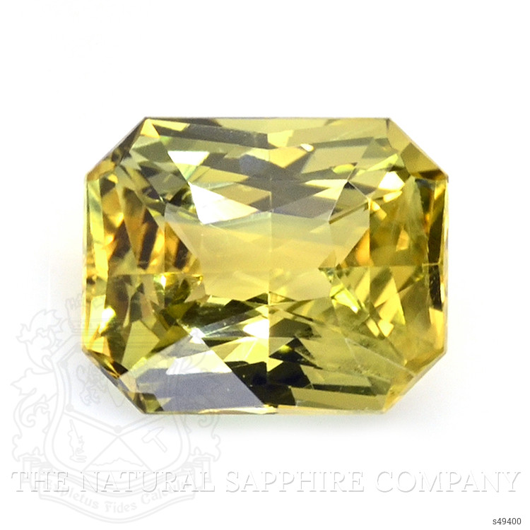 1.04 Ct. Greenish Yellow Sapphire from Ceylon (Sri Lanka)
