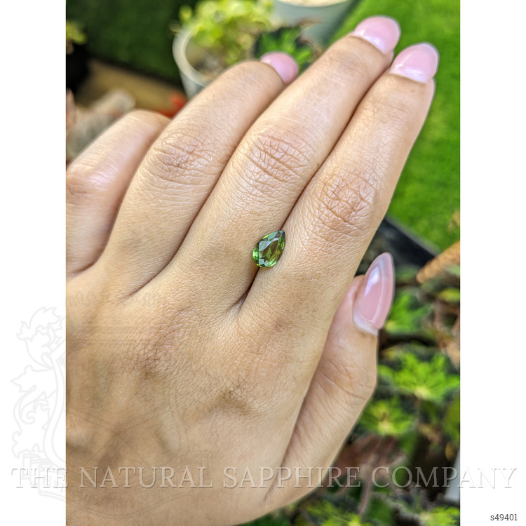 1.11 Ct. Yellowish Green Sapphire from Madagascar