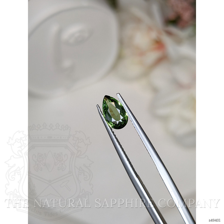 1.11 Ct. Yellowish Green Sapphire from Madagascar