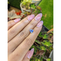 1.02 Ct. Blue Sapphire from Ceylon (Sri Lanka) Life Style