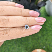 1.08 Ct. Bluish Green Sapphire from Tanzania Life Style