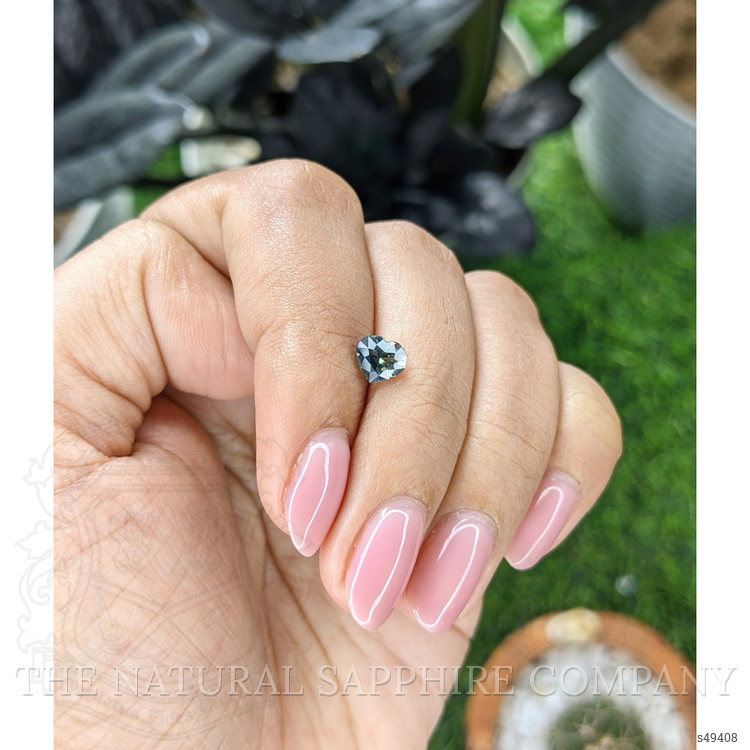 1.08 Ct. Bluish Green Sapphire from Tanzania