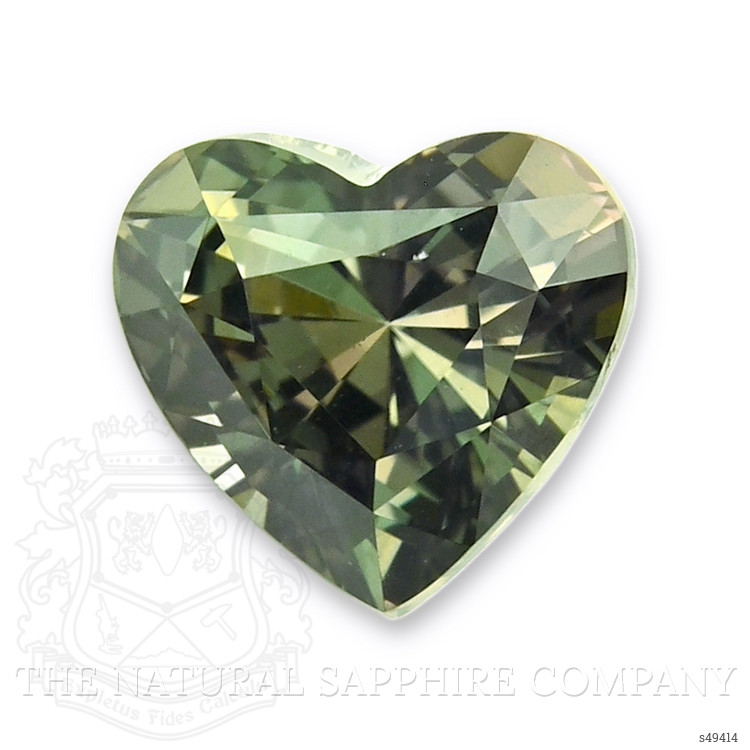 1.64 Ct. Yellowish Green Sapphire from Tanzania
