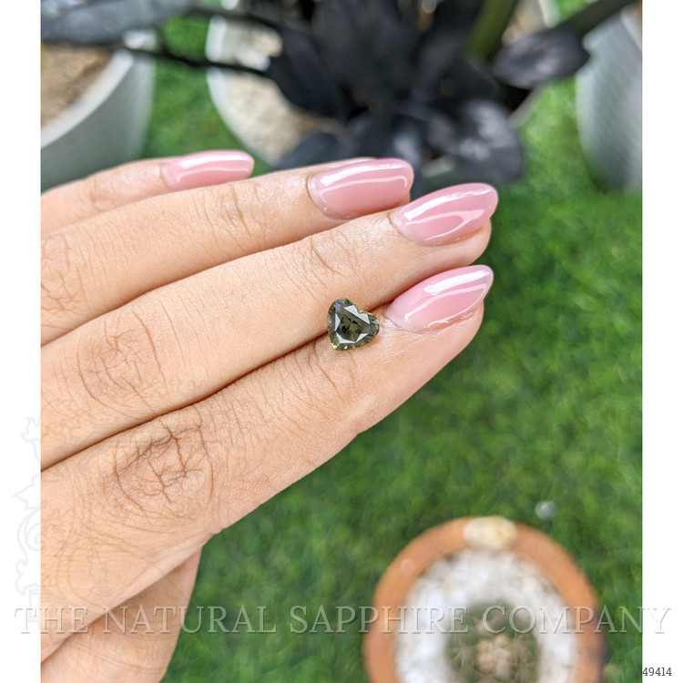 1.64 Ct. Yellowish Green Sapphire from Tanzania