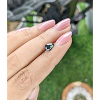 1.02 Ct. Bluish Green Sapphire from Tanzania Life Style