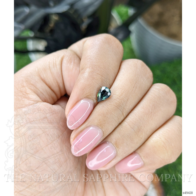 1.02 Ct. Bluish Green Sapphire from Tanzania