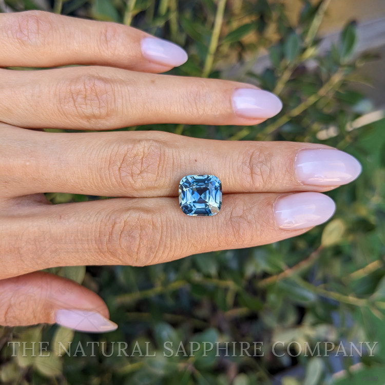 6.06 Ct. Greenish Blue Sapphire from Tanzania