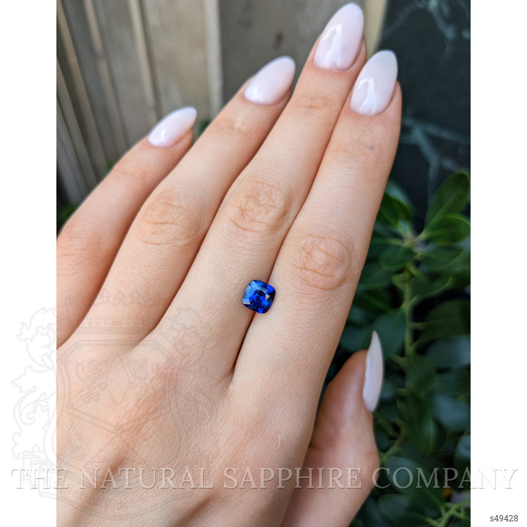 1.74 Ct. Blue Sapphire from Ceylon (Sri Lanka)
