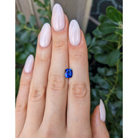 1.78 Ct. Blue Sapphire from Ceylon (Sri Lanka) Life Style