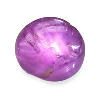 0.89 Ct. Pinkish Purple Cabochon Star Sapphire from Ceylon (Sri Lanka) Video