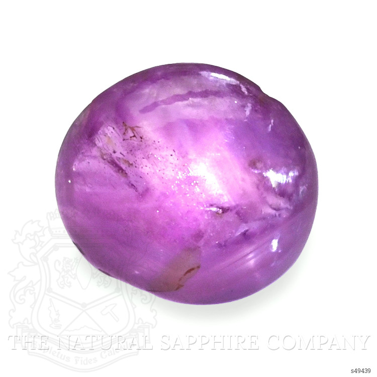 0.89 Ct. Pinkish Purple Cabochon Star Sapphire from Ceylon (Sri Lanka)