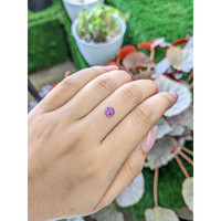 0.89 Ct. Pinkish Purple Cabochon Star Sapphire from Ceylon (Sri Lanka) Life Style