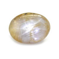 1.71 Ct. Yellow Cabochon Star Sapphire from Ceylon (Sri Lanka) Video